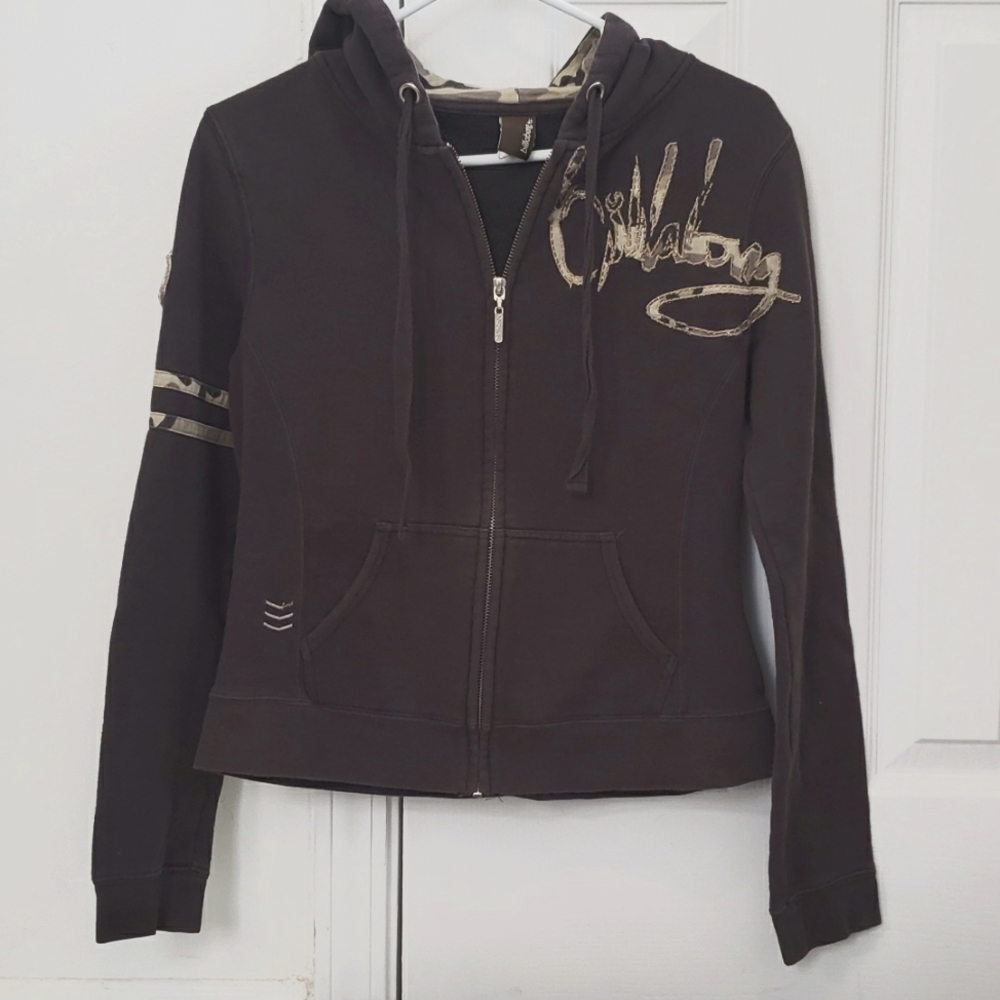 Billabong Camo Zip-Up Hoodie